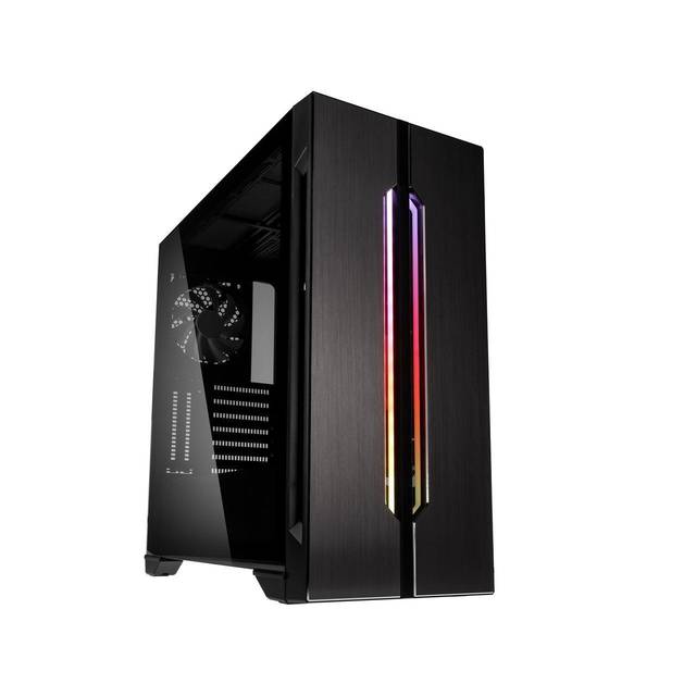 Lian Li LANCOOL ONE DIGITAL No Power Supply ATX Mid Tower w/ Front Panel Addressable RGB LED (Black)