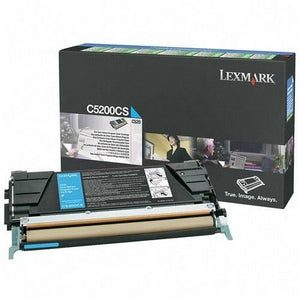 Lexmark Toner, C5200CS, Cyan, 1,500 pg yield