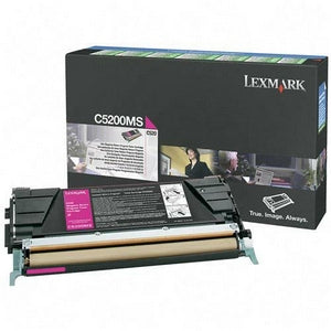 Lexmark Toner, C5200MS, Magenta, 1,500 pg yield