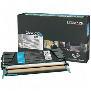 Lexmark Toner, C5340CX, Cyan, 7,000 pg yield