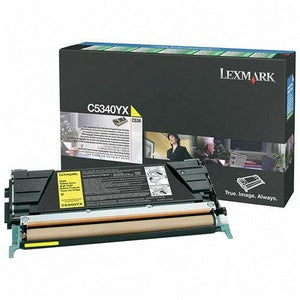 Lexmark Toner, C5340YX, Yellow, 7,000 pg yield