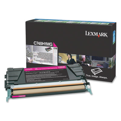 Lexmark Toner, C748H1MG, Magenta, 10,000 pg yield