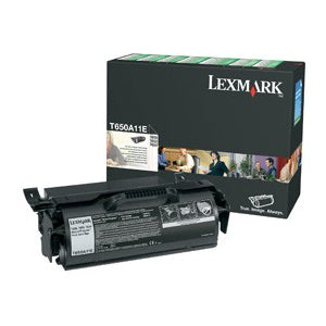 Lexmark Toner, T650A11A, Black, 7,000 pg yield