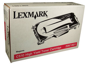 Lexmark Toner, 20K1401, Magenta, 6,600 pg yield