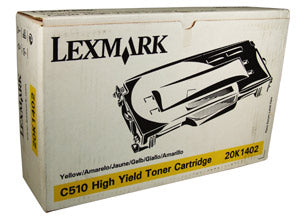 Lexmark Toner, 20K1402, Yellow, 6,600 pg yield