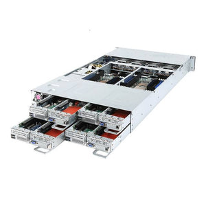 GIGABYTE H261-H61 Four Node Dual LGA3647/ Intel C621/ DDR4/ V&3GbE 2U Rackmount Server Barebone System