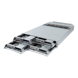 GIGABYTE H281-PE0 Four Node Dual LGA3647/ Intel C621/ DDR4/ V&3GbE 2U Rackmount Server Barebone System