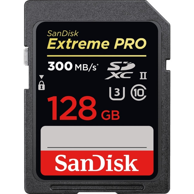 SanDisk Extreme Pro, 300/26, 128GB, UHS-II, SDSDXPK-128G-ANCIN