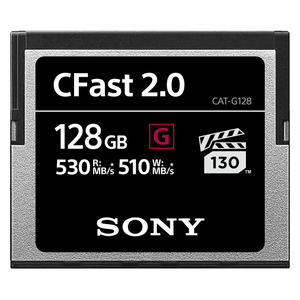 Sony Memory Card, CFast G series, CAT-G128 128GB, 525MB/s
