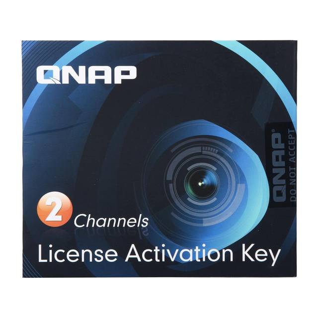 QNAP LIC-CAM-NAS-2CH 2 Camera License Activation Key for Surveillance Station Pro