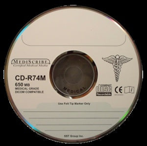 TDK CD-R 80 min, MEDICAL Grade, 700MB, Silver Thermal Printable