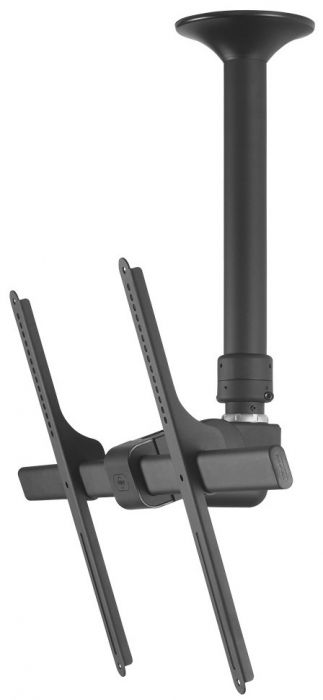 ATDEC CEILING MOUNT FOR LARGE DISPLAY, SHORT POLE - LOADS UP TO 143LB - WHITE -