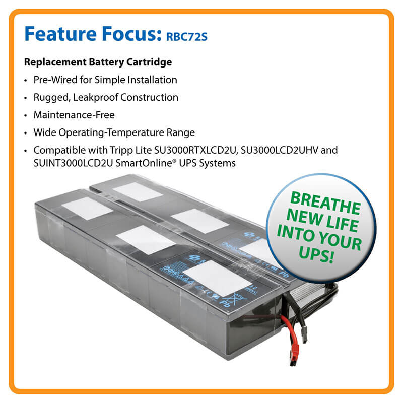 Replacement Battery 72V UPS