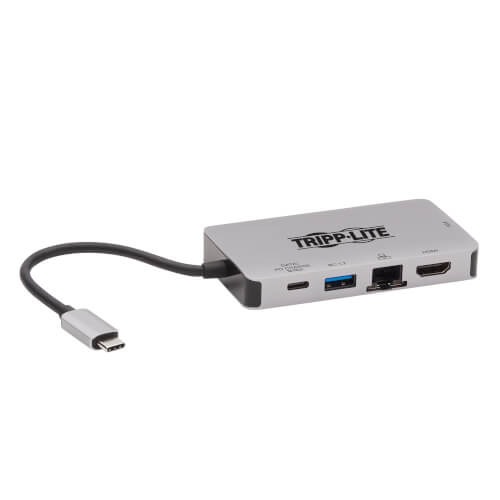 TRIPP LITE USB-C DOCKING STATION, DUAL DISPLAY DOCK, 4K HDMI, VGA, USB 3.2 GEN 1