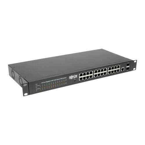24 10/100/1000MBPS PORT GIGABIT L2 WEB-SMART MANAGED POE+ SWITCH, 2 DEDICATED GI