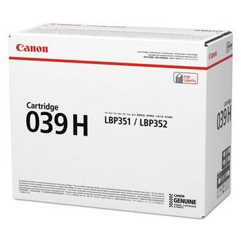 CANON 039H HIGH YIELD TONER CARTRIDGE, 25,000 SHEETS ISO/IEC, COMPATIBILITY I-SE