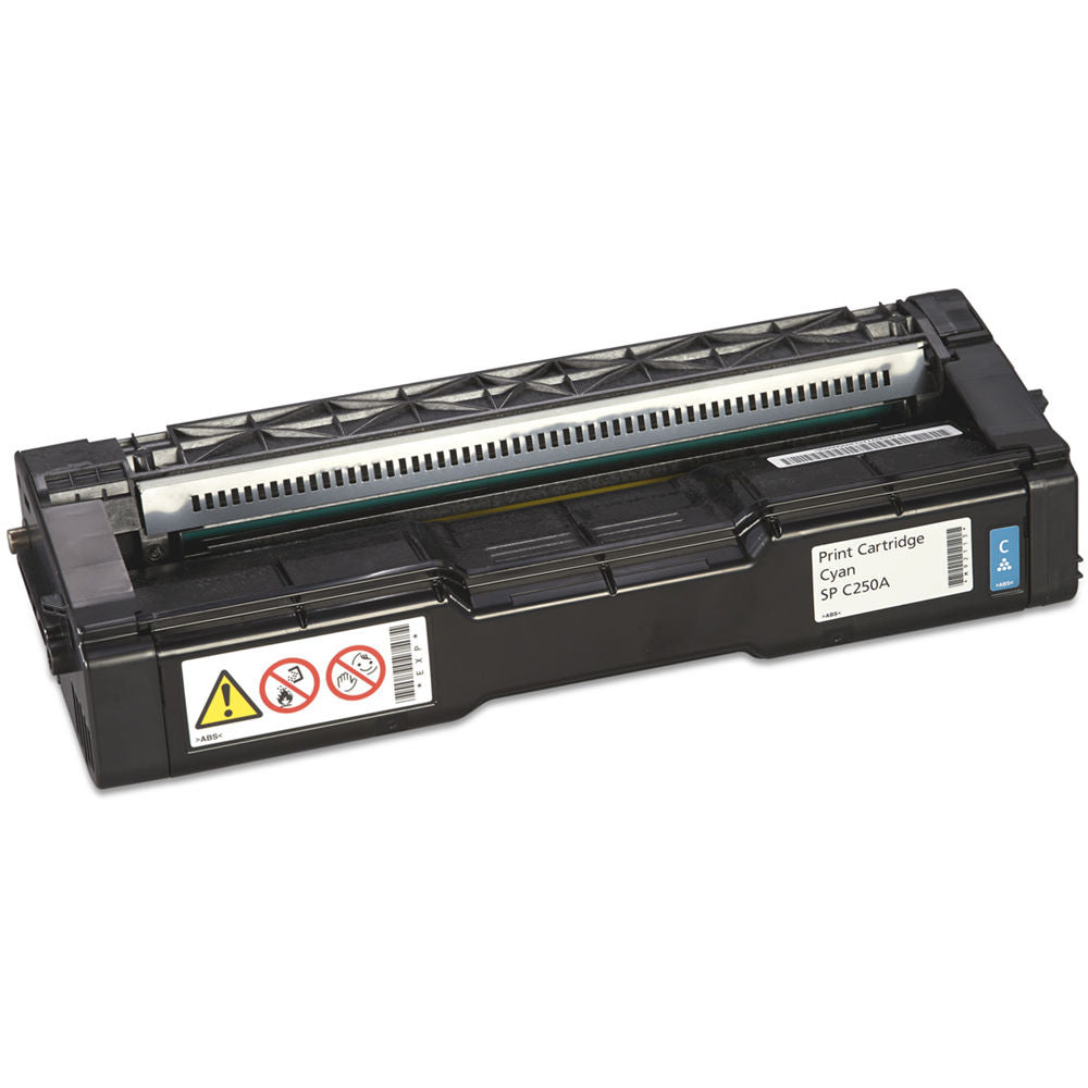 RICOH C250A CYAN TONER CARTRIDGE FOR USE IN SPC250DN SPC250SF ESTIMATED YIELD 2,