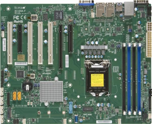 Supermicro Motherboard MBD-X11SSA-F-O Xeon E3-1200 v5 LGA1151 Socket H4 C236 PCI Express SATA ATX Retail