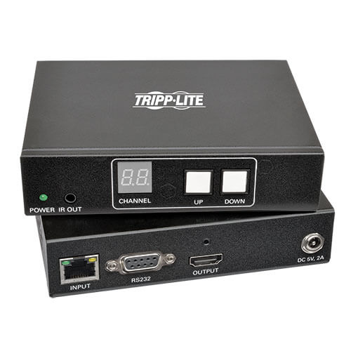 DISPLAYPORT TO DVI/HDMI OVER CAT5/6 EXTENDER KIT - 1080P @ 60 HZ, RS-232, IR CON