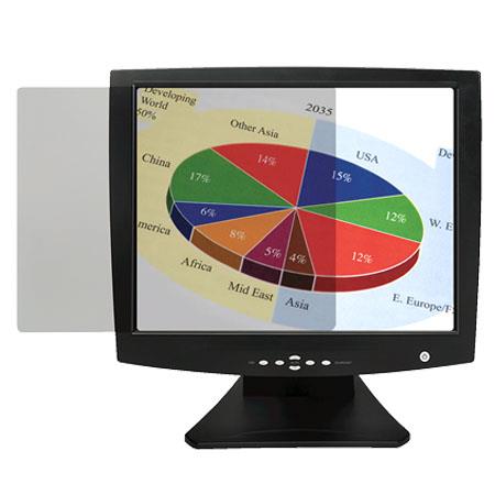 PROTECTS 24 LAPTOP OR FLAT PANEL SCREEN. REDUCES SCREEN GLARE TO HELP PREVENT EY