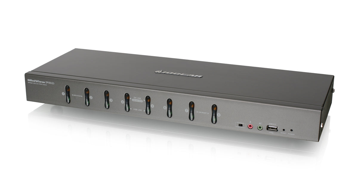 8-port DVI KVMP Kit VGA