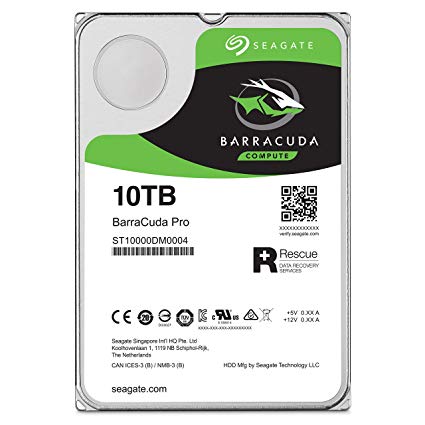 SEAGATE 10TB 7.2K 6G 256M 3.5IN BARRACUDA PRO