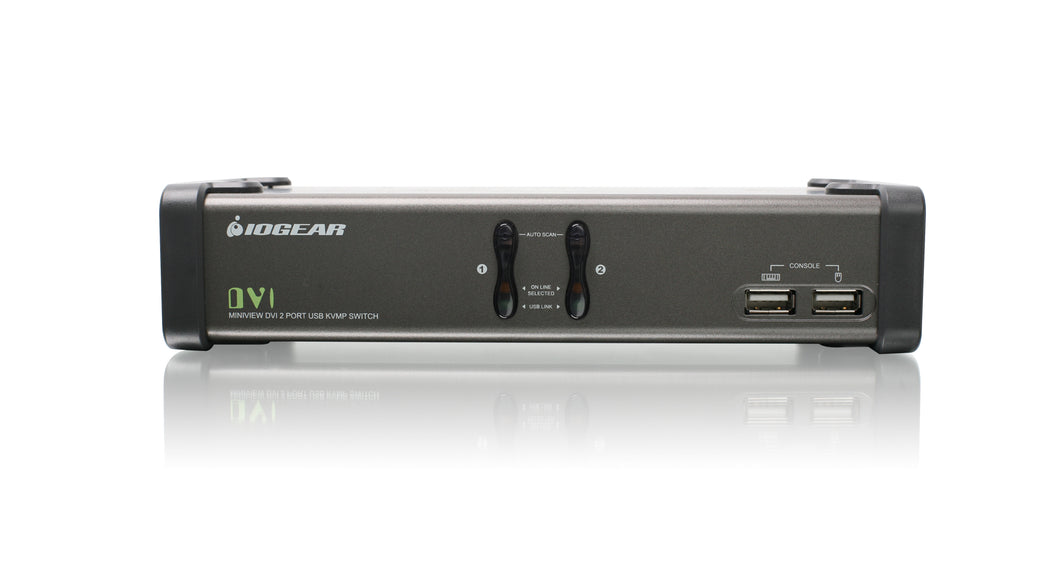 2 port DVI KVMP Swtch w Cable
