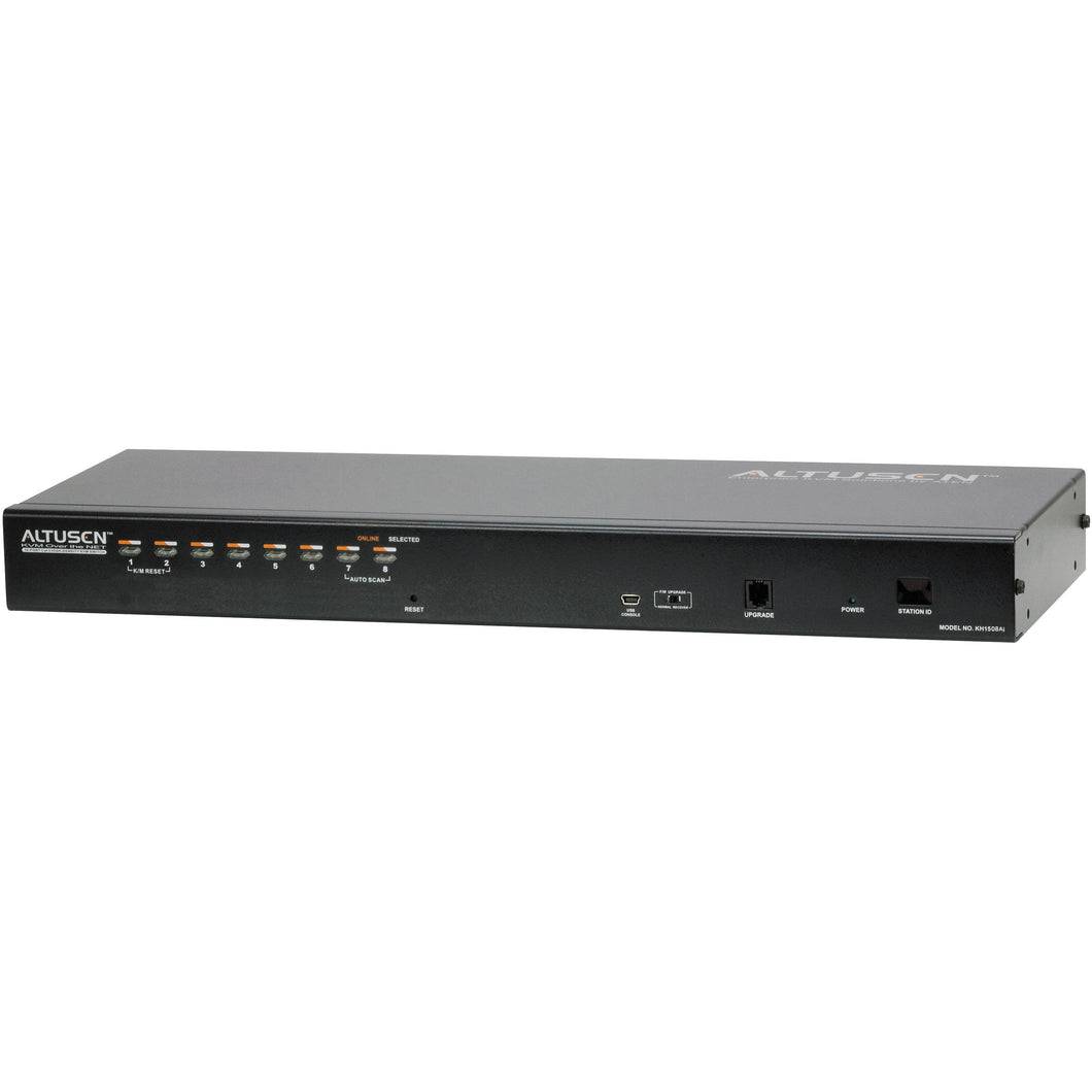 8PORT CAT5 IP KVM 1U