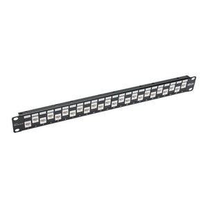 24PORT 1U CAT6A PATCH PANEL