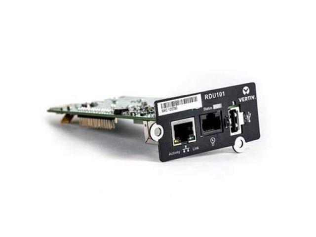 VERTIV LIEBERT INTELLISLOT RDU101 - NETWORK CARD ;REMOTE MANAGEMENT ADAPTER (RDU