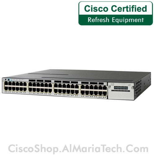 REFURBISHED CATALYST 2960-X 48 GIGE, 4 X 1G SFP, LAN
