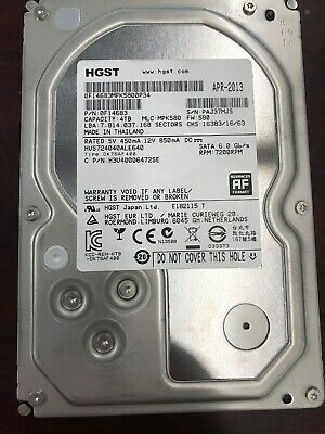 4TB 7200RPM SATA 6GB 3.5