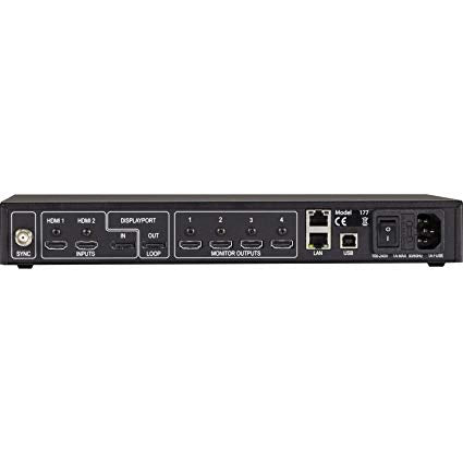 VIDEO WALL CONTROLLER - ARCHITECTURAL, 4K HDMI, GSA, TAA, 45 DAY STANDARD RETURN