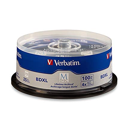 M DISC BDXL 100GB 6X WITH BRANDED SURFACE - 25PK SPINDLE