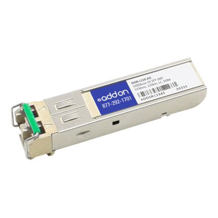 ADDON PLANET MGB-L120 COMPATIBLE TAA COMPLIANT 1000BASE-ZX SFP TRANSCEIVER (SMF,