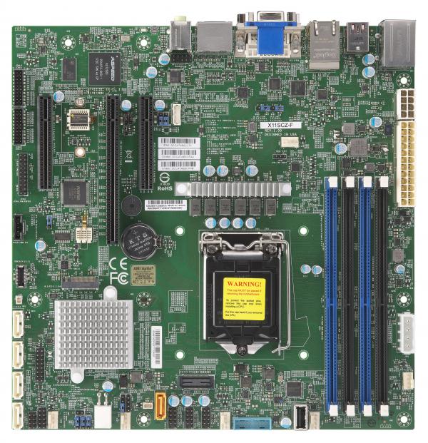 Supermicro MB MBD-X11SCZ-F-B S1151 C246 PCIE SATA uATX Bulk Pack