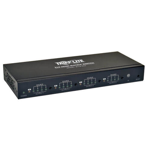 TRIPP LITE 4X4 HDMI MATRIX SWITCH FOR VIDEO AND AUDIO 1920X1200 AT 60HZ / 1080P(