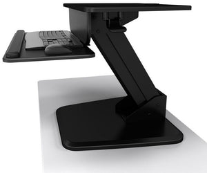 SIT-TO-STAND WORKSTATION  CONVERTS ANY TRADITIONAL DESK INTO A HEIGHT ADJUSTABLE