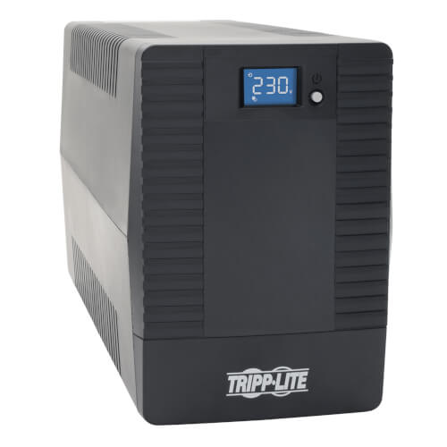 Tripp Lite 850VA 480W UPS Tower 230V Schuko Battery Back Up Desktop AVR LCD