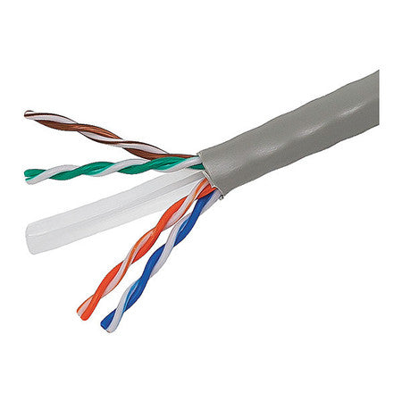 CAT6 UTP SOLID (CMR)1000FT - GRAY