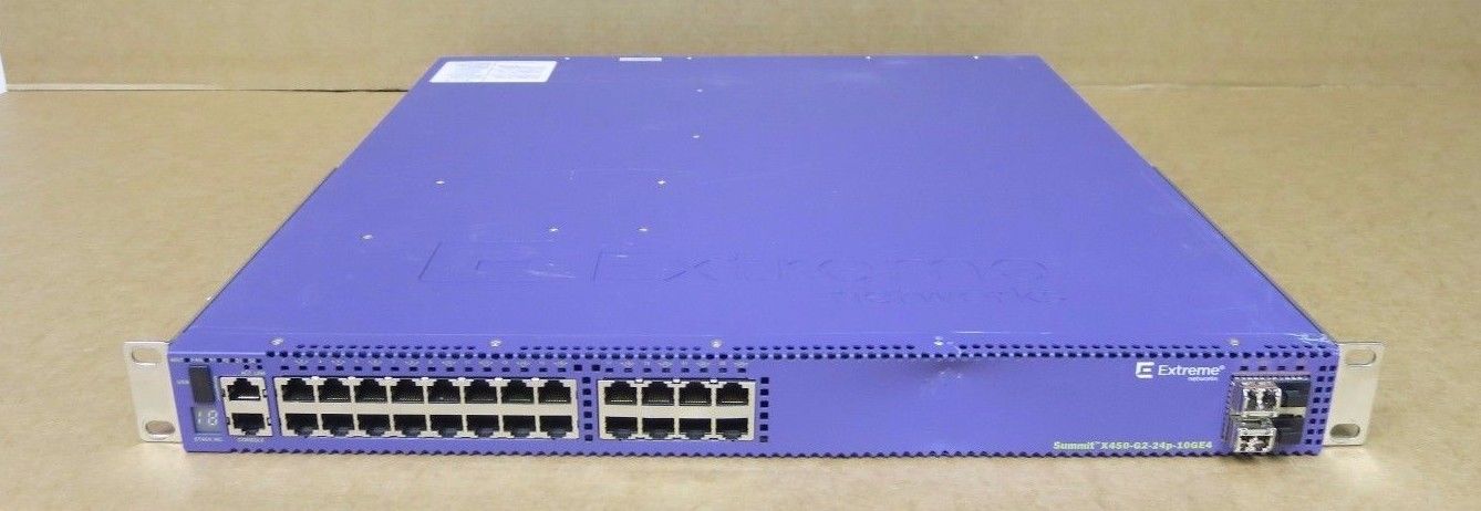 Extreme Networks Summit X450-G2 Series X450-G2-24p-10GE4