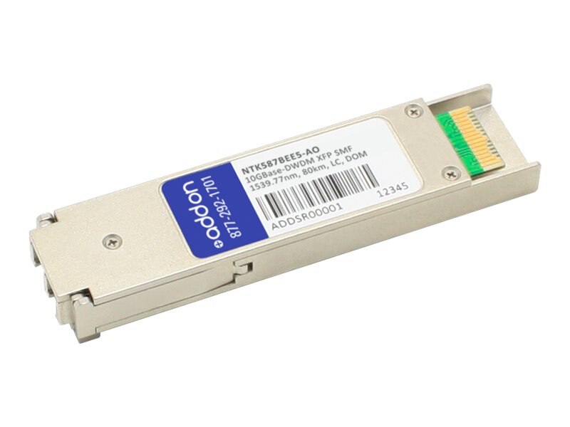ADDON CIENA NTK587BEE5 COMPATIBLE TAA COMPLIANT 10GBASE-DWDM100GHZ XFP TRANSCEIV