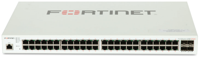 L2/L3 POE+ SWITCH - 48 X GE RJ45 PORTS FULL POE+, 4 X GE SFP SLOTS, FORTIGATE SW