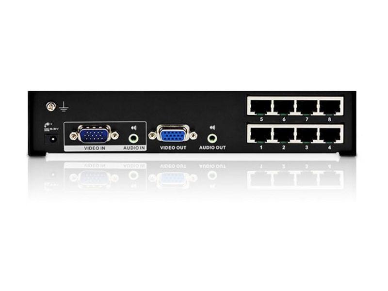 8PORT CAT5 AUDIOVIDEO DISTRIBUTION UNIT