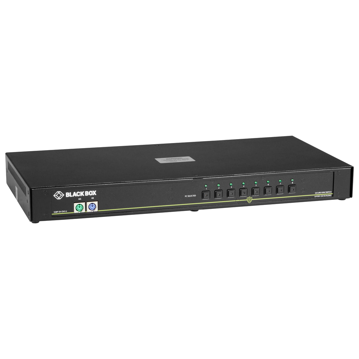 SECURE NIAP 3.0 KVM SWITCH - SINGLE-HEAD, DVI-I, PS/2, 8-PORT