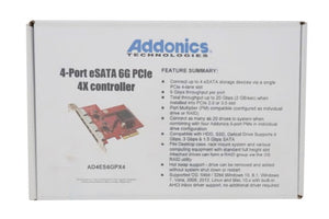 4-ESATA 6G PCIE 4X CONTROLLER