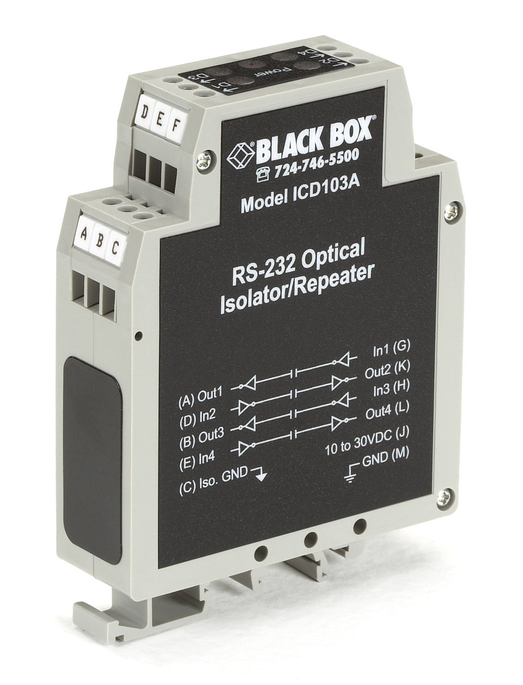 DIN RAIL REPEATERS WITH OPTO-ISOLATION,