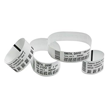 WRISTBAND, SYNTHETIC, 1X11IN (25.4X279.4MM); DT, Z-BAND ULTRA SOFT, COATED, PERM