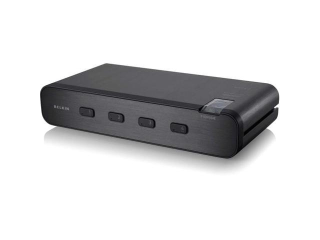 SECURE 4-PORT DVI-I, DH KVM W/AUDIO, PP 3.0