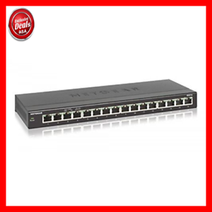 GS316P-100NAS 16 Port GIG Unmanaged PoE+ with PERP FLEXPOE 115W